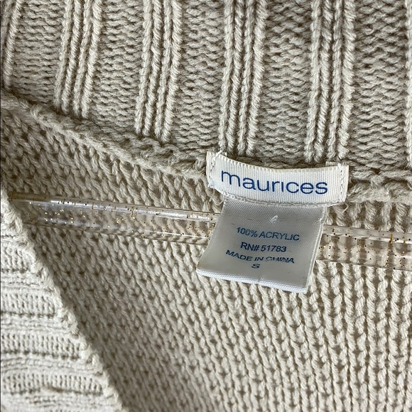 MAURICES | 🍨 One-Button Cap Sleeves Cardigan Sweater - Picture 4 of 7